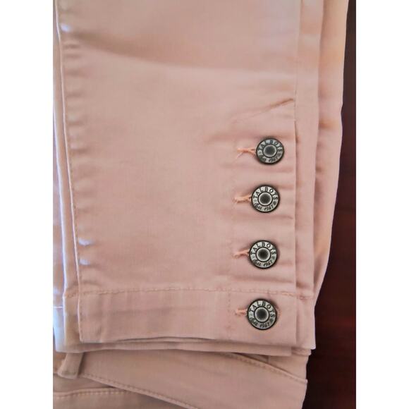 Talbots Flawless Five Pocket Jeans Women's Sz 10 Pink Mid Rise Stretch Cropped - Picture 11 of 12